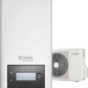 Remeha Elga Ace 4 kW hybride warmtepomp (binnen- en buitendeel)