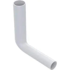 Coude de tube de chute Wisa 230 x 210 mm blanc (emballé)