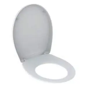 Abattant WC Geberit 300 Basic avec fixation par le dessous entraxe 155 mm.