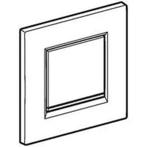 Geberit bedieningsplaat Type30 voor inbouwreservoir met pneumatische sturing zwart / glans chroom / zwart