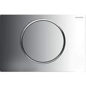 Geberit Sigma10 bedieningsplaat 2-toets rond glans/mat/glans chroom