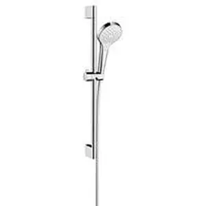 Ensemble barre de douche Hansgrohe Croma Select S Vario 65 cm blanc/chromé