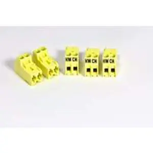 Nefit afsluitklem 2-polig HW/CH geel