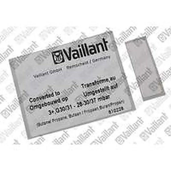 Kit de conversion gaz naturel vers propane Vaillant