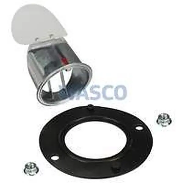 Kit clapet de fumées Intergas (optionnel) avec bague d'étanchéité et écrou à bride pour Kombi Kompakt HRE et Kombi Kompakt HR entre autres