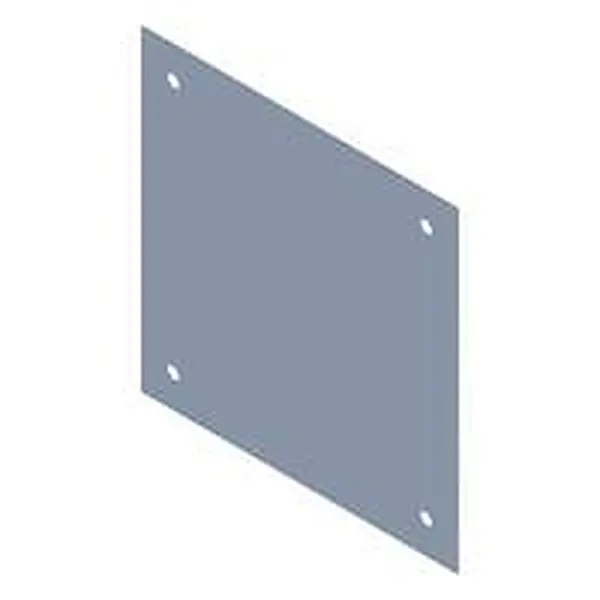 Eco Heating Afdekplaat onder Senato r+ RAL 7001