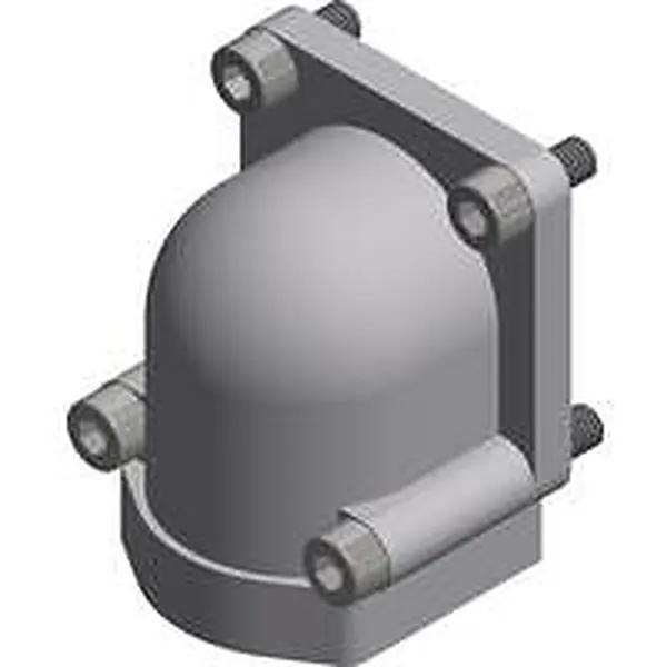Eco Heating haakse flens voor VR4615 gasklep S003.500.006