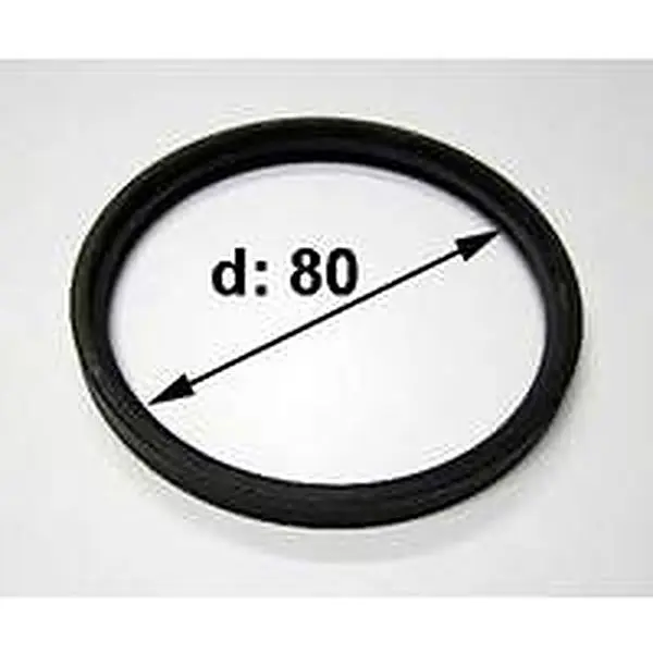 ACV lipafdichting DN80 HR-EPDM z wart