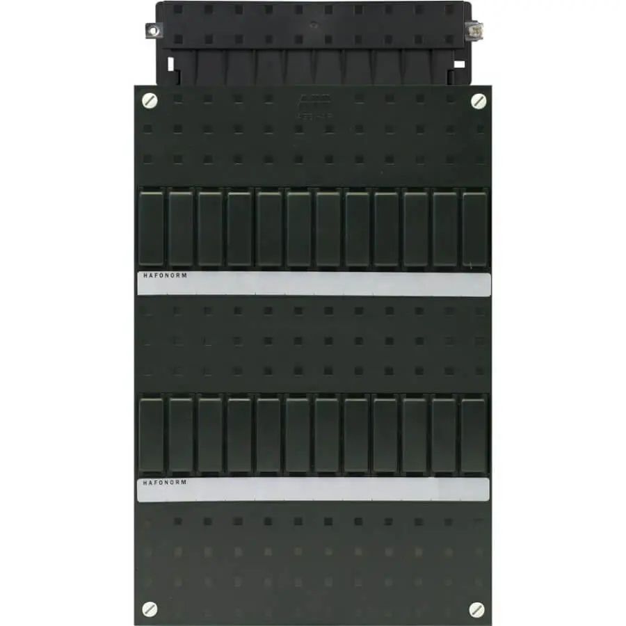 Coffret d'installation vide ABB Hafonorm avec 1 busboard monophasé HLD33B/3
