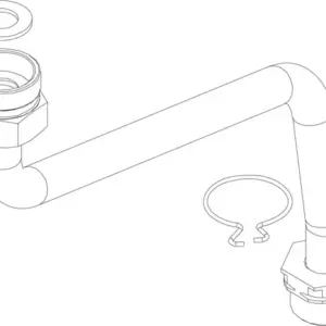 Bosch gasslang voor o.a. 2300i HRC25/3 87186495880