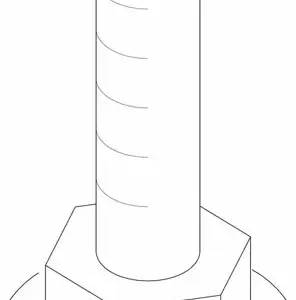 Nefit voet m10 x 68