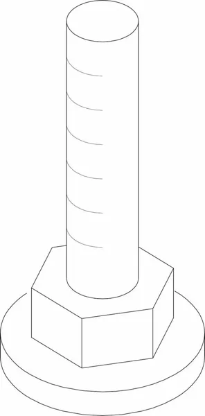 Nefit voet m10 x 68