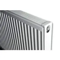 Brugman Compact 4 paneelradiator, type 11, l= 400 mm, h= 400 mm, 266 Watt, incl. montageset