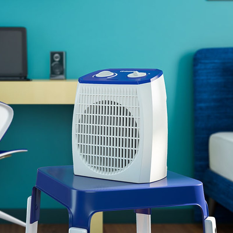 Radiateur soufflant Olimpia Splendid Caldo Pop B 2000 W – bleu/blanc