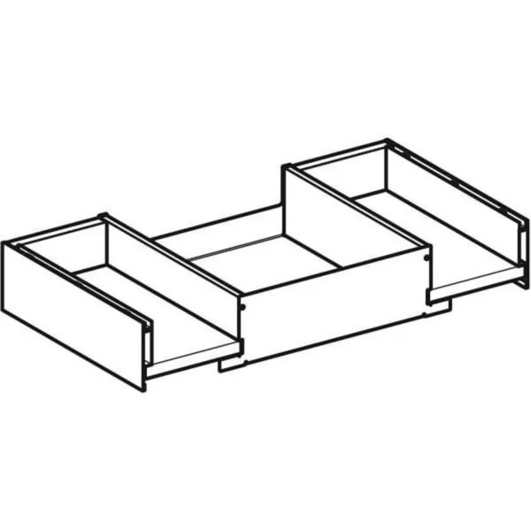 Geberit icon bovenste lade kleine sprong breedte wastafel=60