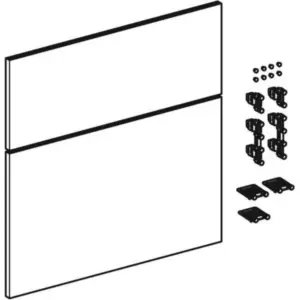 Geberit icon set ladefronten 90cm noten hickory melamine