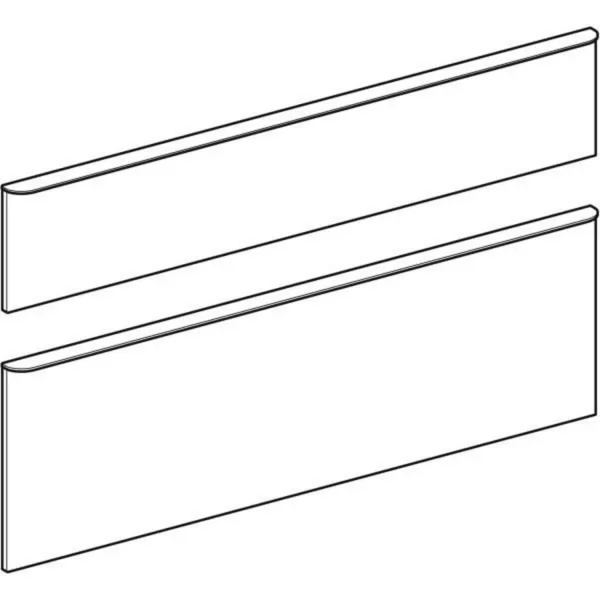 Geberit set schuifladefronten 120cm noten hickory melamin