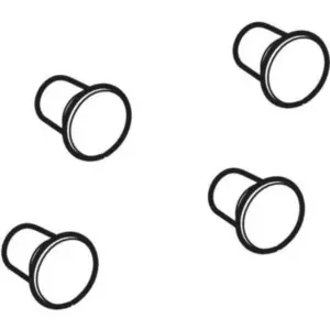 Geberit set afdekkappen tbv +alen frame lava