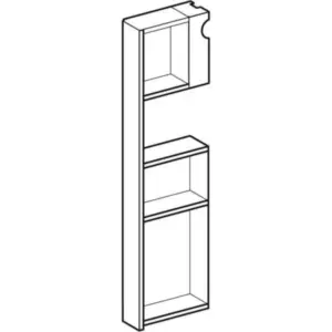Geberit Schuif links Monolith wastafel