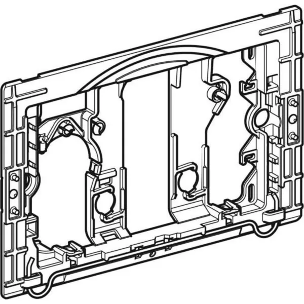 Cadre de montage Geberit plaque de commande Danceline/Sigma montage sans outils pour e.a. alimentation secteur, chasse 2 touches 242.871.00.1