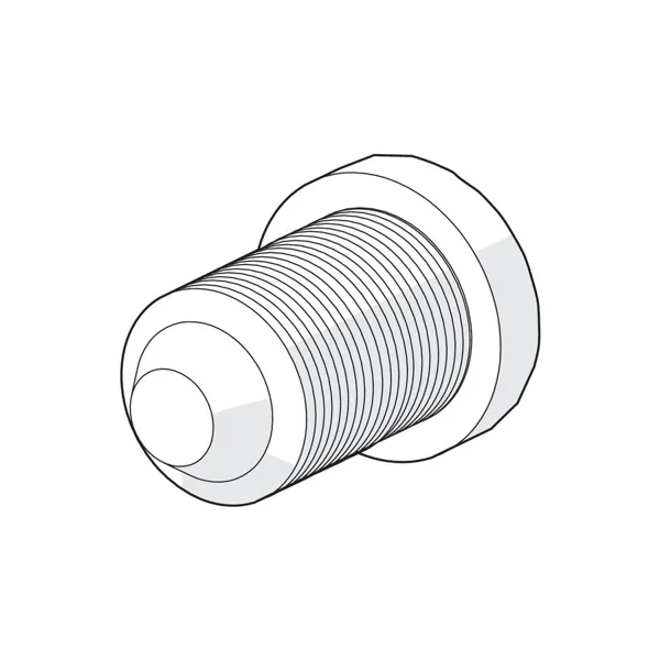Hansa Aanslagbout M6 x 10 mm