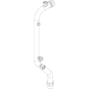 Nefit pijp voor o.a. Compress 3400i AWS (CS3400iAWS 10E) 87186453890