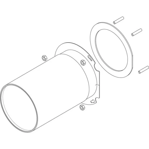 Brûleur à barre Buderus/Bosch d114,8 - l185,4 100kW 8738804986