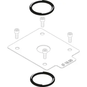 Buderus/Bosch gassmoorklep VR4XX D = 19,00 mm 8738805007