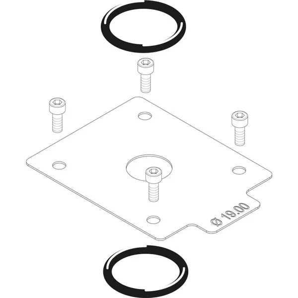 Buderus/Bosch gassmoorklep VR4XX D = 19,00 mm 8738805007