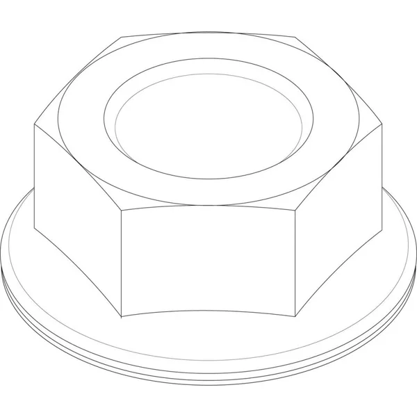 Écrou Buderus/Bosch m6 EN1661 - 8.8a3k 10x 8738805028