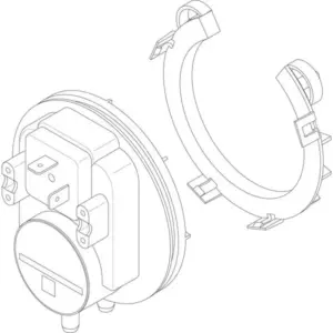 Buderus/Bosch drukverschilschakelaar 605 23/15PA 8738805149