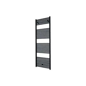 Radiateur de salle de bain DRL Lisa noir mat, h=1503 mm, l=500 mm, chauffage central