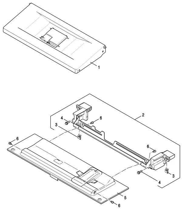Exploded view Nefit (Bosch) 9000i HR25 Solo Zwart: Afdekkap