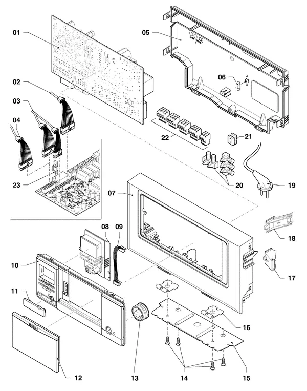 Exploded view Vaillant ecoTEC classic VHR 28-34/5-3 R2: Schakelkast