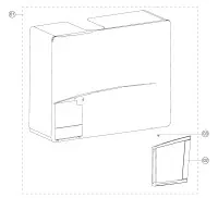 Exploded view Atag Q42CR | vanaf 2020 OSS3: Mantel