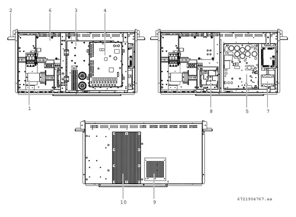 Vue éclatée Bosch Compress 3000 AWP (CS3000AWP 24) : Régulation