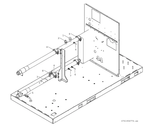 Exploded view Bosch Compress 3000 AWP (CS3000AWP 36): Standaard