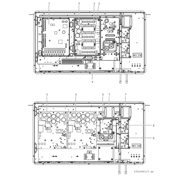 Vue éclatée Bosch Compress 3000 AWP (CS3000AWP 53) : Régulation