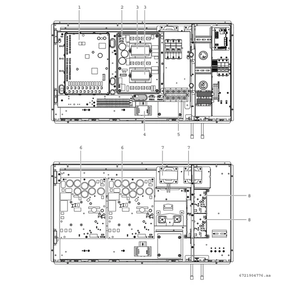 Exploded view Bosch Compress 3000 AWP (CS3000AWP 41 S): Regeling