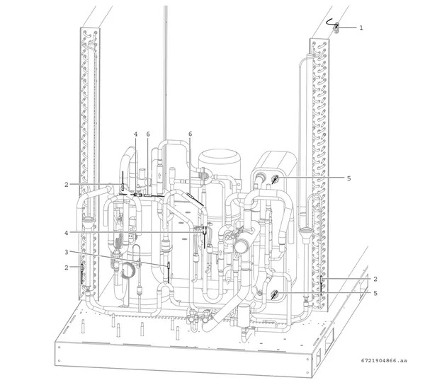 Exploded view Bosch Compress 3000 AWP (CS3000AWP 41 PC): Temperatuursensor
