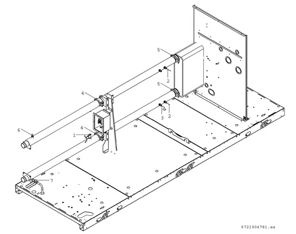 Vue éclatée Bosch Compress 3000 AWP (CS3000AWP 59 PC) : Pompe inverter