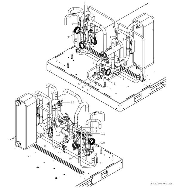 Exploded view Bosch Compress 3000 AWP (CS3000AWP 19 MBC): Koelmiddelcircuit