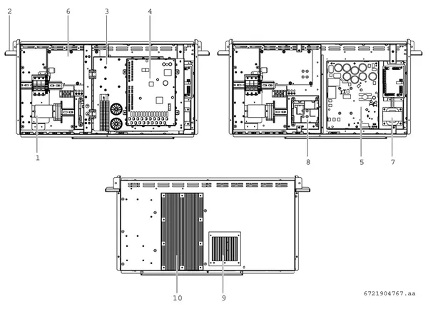Exploded view Bosch Compress 3000 AWP (CS3000AWP 19 C): Regeling