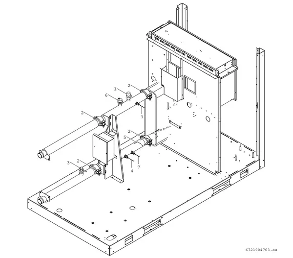 Exploded view Bosch Compress 3000 AWP (CS3000AWP 24 C): Standaard