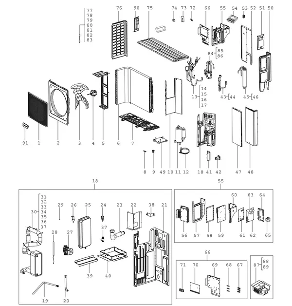 Exploded view Bosch Compress 2000 AWS (CS2000AWF 16 R-T): Totaaloverzicht 12