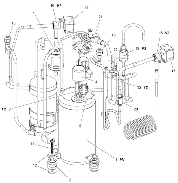Exploded view Stiebel Eltron WWK 221, 301 ELECTRONIC FR (06/2014): Koeling