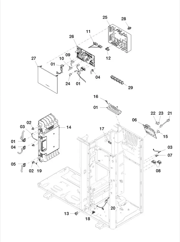Exploded view Vaillant aroTHERM Split plus VWL 55/8.2 AS 230V: Schakelkast