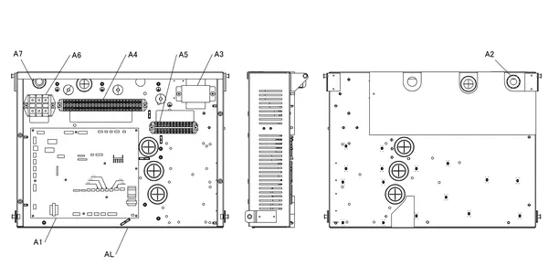 Vue éclatée Daikin 3 R F - EHFH03S18DJ3V | unité intérieure : Composants électriques