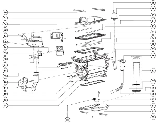 Exploded view Atag Blauwe Engel SHR 15: Wisselaar