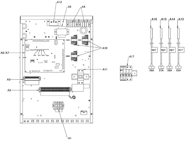 Exploded view Daikin R W - EHBH04CB3V | wandmodel 4kW: Schakelkast
